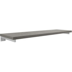 Deska pod umyvadlo Navira Pro + 2 skryté konzole - betonově šedá - 100x46x3,6 cm