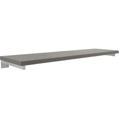 Deska pod umyvadlo Navira Pro + 2 skryté konzole - betonově šedá - 120x46x3,6 cm