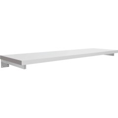 Deska pod umyvadlo Navira Pro + 2 skryté konzole - bílá matná - 100x46x3,6 cm