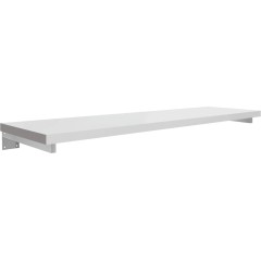 Deska pod umyvadlo Navira Pro + 2 skryté konzole - bílá matná - 120x46x3,6 cm