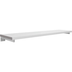 Deska pod umyvadlo Navira Pro + 3 skryté konzole - bílá matná - 160x46x3,6 cm