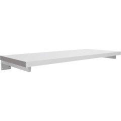 Deska pod umyvadlo Navira Pro + 2 skryté konzole - bílá matná - 60x46x3,6 cm