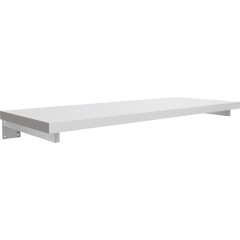 Deska pod umyvadlo Navira Pro + 2 skryté konzole - bílá matná - 70x46x3,6 cm