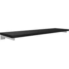 Deska pod umyvadlo Navira Pro + 2 skryté konzole - černá matná - 120x46x3,6 cm