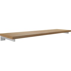 Deska pod umyvadlo Navira Pro + 2 skryté konzole - dub medový - 120x46x3,6 cm