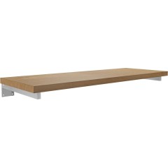 Deska pod umyvadlo Navira Pro + 2 skryté konzole - dub medový - 80x46x3,6 cm