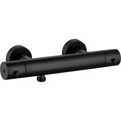 Sprchová nástěnná baterie - termostatická - Tondo - černá matná