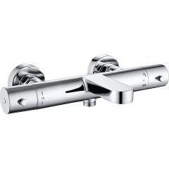 Vanová nástěnná baterie - termostatická - Tondo - chrom