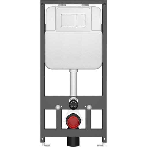 Modul pro WC závěsné Prime - předstěnová instalace/sádrokarton - 50x114 cm