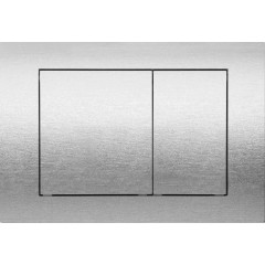 Ovládací tlačítko splachování Prime/Maxio - ABS - stříbrná