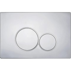 Kompletní podomítkový WC set Lite/Cesso - černá matná - WC tlačítko Duo, chrom - předstěnová instalace - 49x36 cm