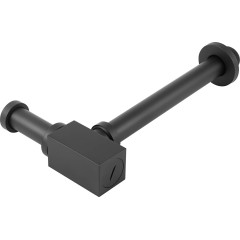 Sifon umyvadlový - 5/4" - nerezová ocel - DN32 mm - černá matná