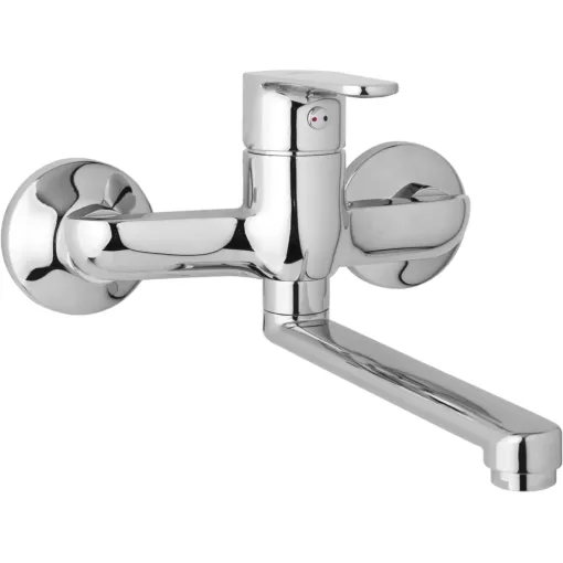 JB Sanitary Nástěnná dřezová a umyvadlová baterie TIRA, rozteč 150 mm, ramínko 300 mm D10 35 10