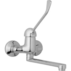 JB Sanitary Nástěnná dřezová a umyvadlová baterie SLIM, rozteč 100 mm, s lékařskou pákou A20 30 00