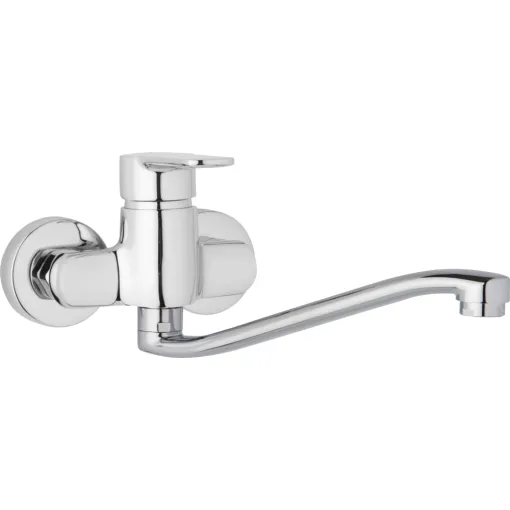 JB Sanitary Nástěnná dřezová a umyvadlová baterie MIRAM, rozteč 100 mm, S ramínko 250 mm M10 30 20