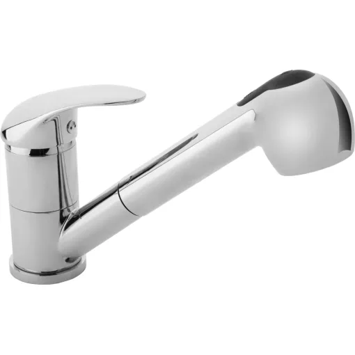 JB Sanitary Kuchyňská baterie s vytahovací sprchou, stojánková, teleskopická H10 27 00