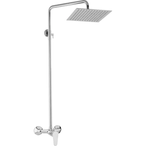 JB Sanitary Sprchová sestava s baterií TIRA s horním vývodem, 20x20cm SD 61 000 00 1