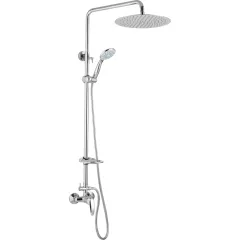 JB Sanitary Sprchová sestava s baterií FINERY s horním vývodem, průměr 20cm, s příslušenstvím SF 56 011 12 3