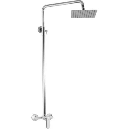 JB Sanitary Sprchová sestava s baterií FINERY s horním vývodem, 20x20cm SF 61 000 00 1