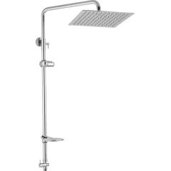 JB Sanitary Sprchová sestava pro horní vývod, 30 x 30 cm, včetně keramický přepínač,mýdlenka, držák sprchy, bez příslušenství SS 21 10