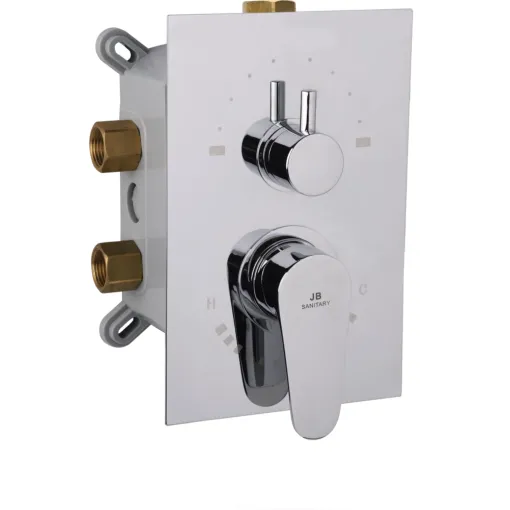 JB Sanitary Podomítkový box TIRA, třícestný D10 72 00