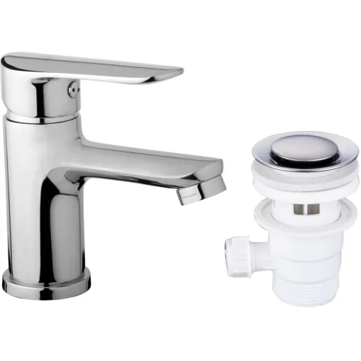 JB Sanitary Stojánková umyvadlová baterie FINERY s výpustí F10 05 02