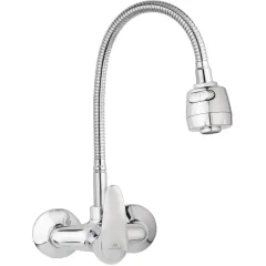 JB Sanitary Nástěnná baterie SLIM, rozteč 100 mm, pružné ramínko A10 33 90