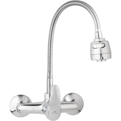 JB Sanitary Nástěnná baterie SLIM, rozteč 150 mm, pružné ramínko A10 38 90
