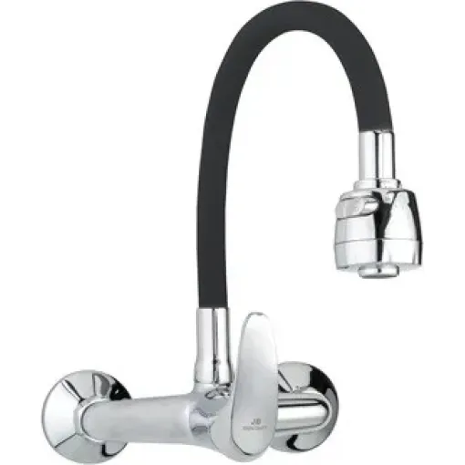 JB Sanitary Nástěnná baterie SLIM, rozteč 150 mm, černé flexi ramínko A10 38 95