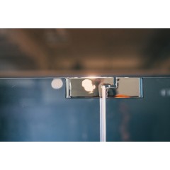 Sprchový kout obdélník otevírací Brix 1200x800, chrom, čiré sklo, levé provedení