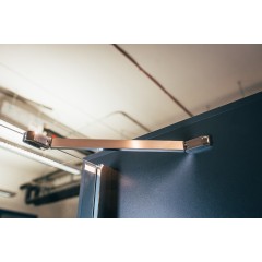 Sprchový kout obdélník otevírací Brix 1400x800, chrom, čiré sklo, levé provedení