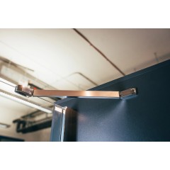 Sprchový kout obdélník otevírací Brix 1400x900, chrom, čiré sklo, levé provedení