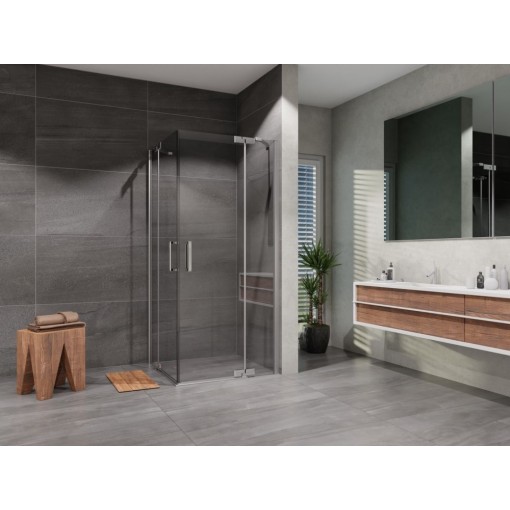 Sprchový kout čtverec Brix 900x900, chrom, čiré sklo