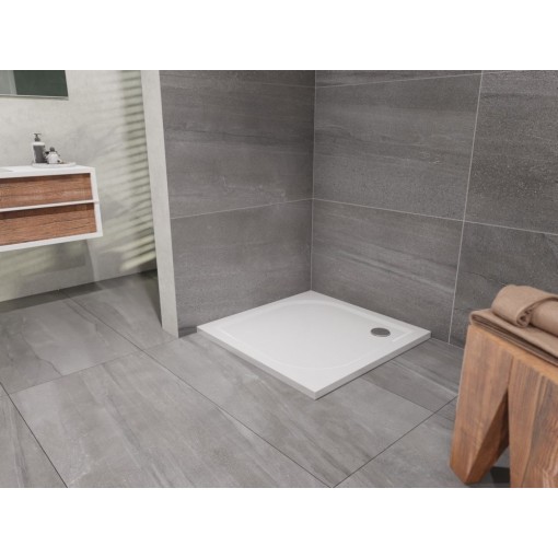 Sprchová vanička čtvercová EX 900x900 mm, bez nožiček