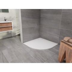 Sprchová vanička čtvrtkruhová LUX 900x900 mm, R550, bez nožiček