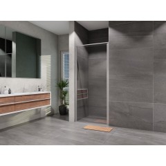 Sprchové dveře otevírací jednokřídlé Tadao 1000, chrom, čiré sklo