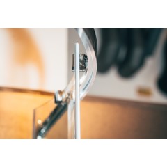 Sprchový kout čtvrtkruh Vati 900x900, chrom, čiré sklo, včetně vaničky