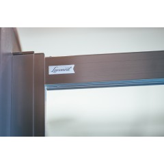 Sprchové dveře posuvné Serra 1400, chrom, čiré sklo