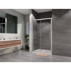 Sprchové dveře posuvné Elisa 1000, chrom, matné sklo