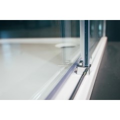 Sprchový kout obdélník posuvný Alvaro 1200x900, chrom, čiré sklo