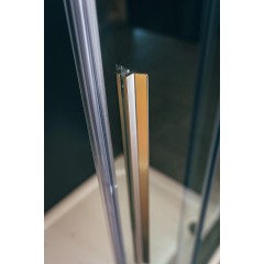 Sprchový kout obdélník posuvný Alvaro 1200x900, chrom, čiré sklo