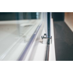 Sprchový kout obdélník posuvný Alvaro 1400x1000, chrom, čiré sklo