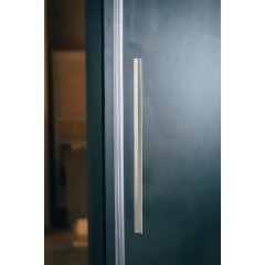 Sprchový kout čtverec posuvný Alvaro 1000x1000, chrom, čiré sklo