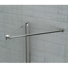 SanSwiss TOP-LINE Rohová vzpěra pro boční stěnu, lze zkrátit na míru EVT6.04.1000