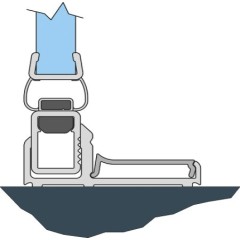 SanSwiss AMALIA Instalační set pro montáž do niky V2.D35.50