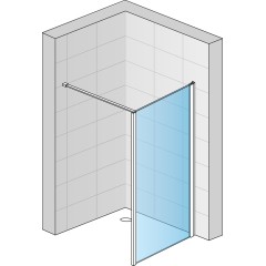 SanSwiss TOP-LINE S Montážní set - vodorovná nebo stropní vzpěra + kotvicí a ukončovací profil BTK1.50.2000