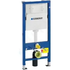 Geberit Set předstěnové instalace, klozet Alpha se sedátkem, tlačítko Delta21, matný chrom 458.103.00.1 NR3