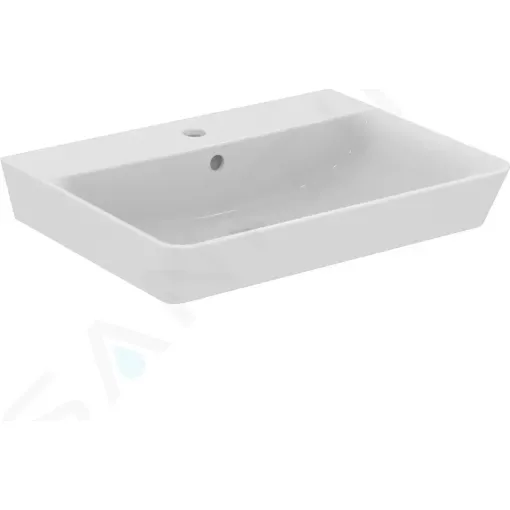Ideal Standard Umyvadlo Cube, 60x46x16 cm, s přepadem, otvor pro baterii, bílá E029801