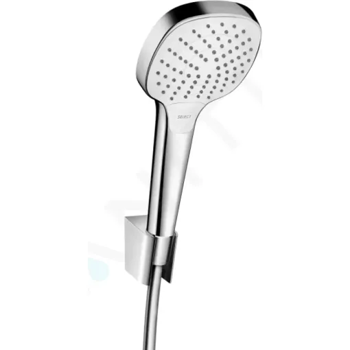 Hansgrohe Set sprchové hlavice, 3 proudy, držáku a hadice 1,25 m, bílá/chrom 26425400