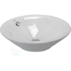 Duravit Umyvadlová mísa, průměr 53 cm, s přepadem, WonderGliss, bílá 04085300001